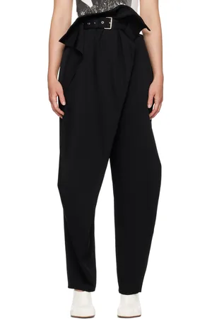 J.W.Anderson Black Fold Over Trousers