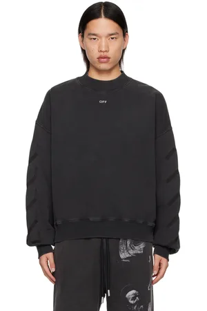 OFF-WHITE Black S.Matthew Over Sweatshirt
