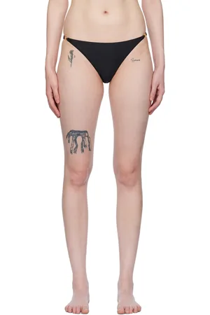 Ganni Black Emblem Bikini Bottom
