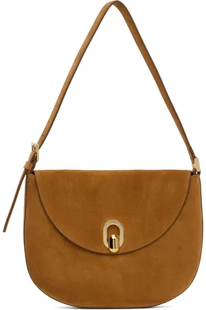 SAVETTE Tan Small Tondo Bag