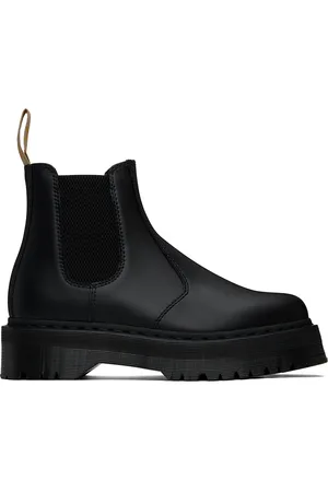 Dr. Martens Black Vegan 2976 Felix Platform Chelsea Boots
