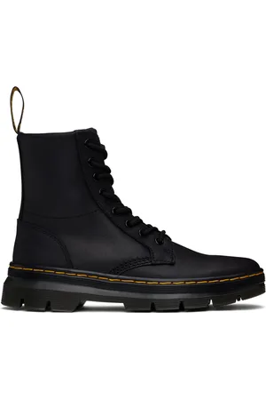 Dr. Martens Black Combs Leather Boots