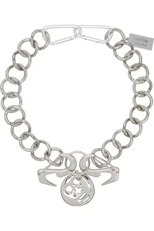 Chopova Lowena Big Curb Spike Faced Necklace
