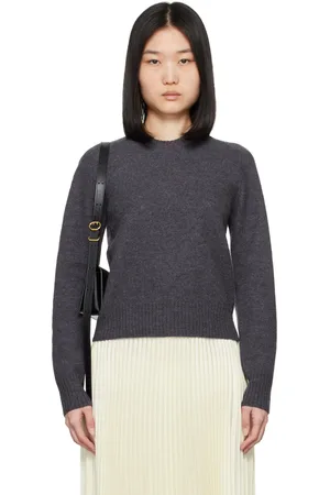 Jil Sander Gray Crewneck Sweater