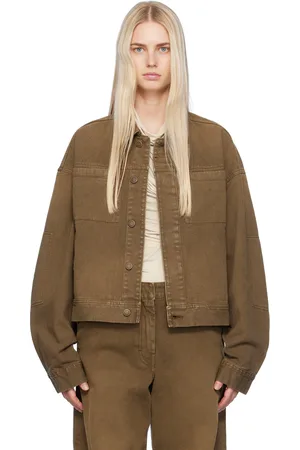 Entire Studios Brown Gem Denim Jacket