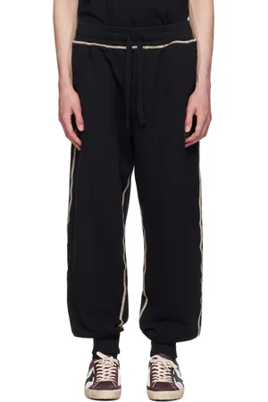 Dolce & Gabbana Black Heraldic DG Logo Sweatpants