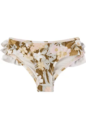 ZIMMERMANN Kids Multicolor Pop Frill Bikini Bottom