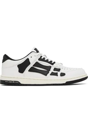 AMIRI White & Black Skel Top Low Sneakers