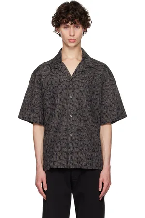 HUGO BOSS Gray Printed Shirt