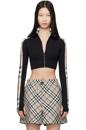 Burberry Black Check Turtleneck