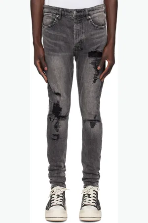 KSUBI Gray Van Winkle Angst Trashed Jeans