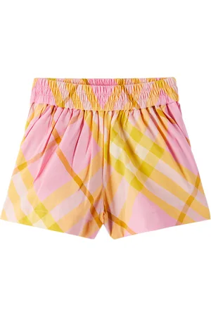 Burberry Baby Pink Check Shorts
