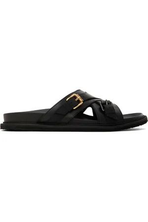 Moschino Black Gummed Sandals