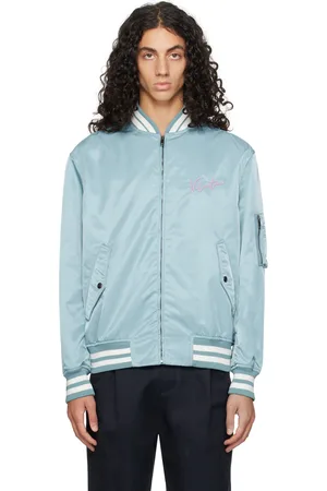 VALENTINO Blue VLogo Bomber Jacket