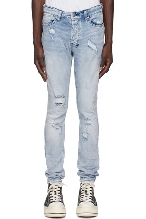 KSUBI Blue Van Winkle Trashed Dreams Jeans