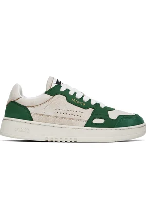 Axel Arigato Beige & Green Dice Lo Sneakers