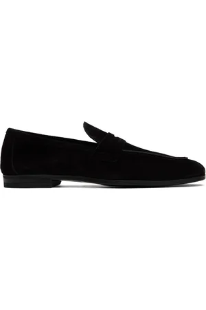 Tom Ford Suede Sean Penny Loafers