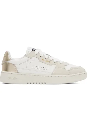 Axel Arigato White & Gold Dice Lo Sneakers