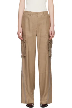 Helmut Lang Brown Cargo Carpenter Trousers