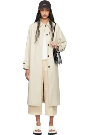 STUDIO NICHOLSON Beige Holin Trench Coat