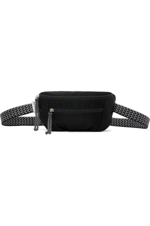Lanvin Black Curb Nylon Fanny Pack