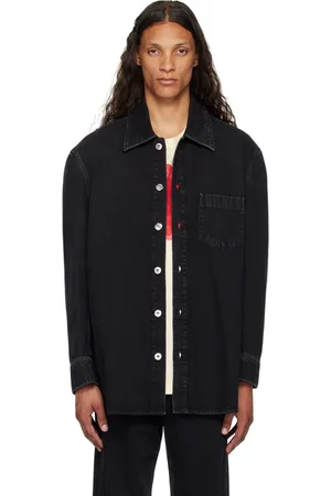 Lanvin Black Cocoon Denim Shirt