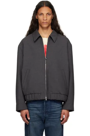 Lanvin Gray Classic Zipped Jacket