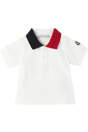 Moncler Baby Navy Logo Patch Polo
