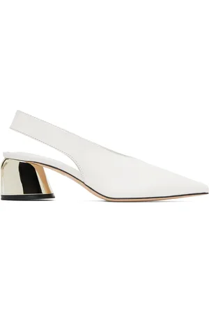 Studio Amelia White Toro 50 Heels