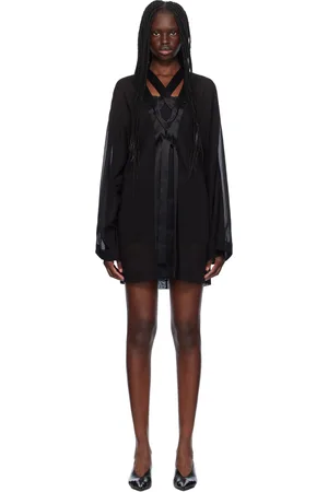 Khaite Black Mehna Minidress