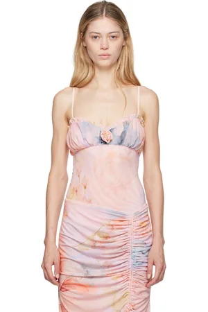 DANIELLE GUIZIO Pink Adelpha Bodysuit
