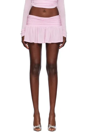 DANIELLE GUIZIO Pink Asmara Miniskirt