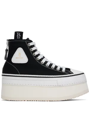 R13 Courtney Platform High Top Sneakers