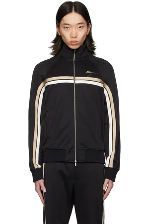 Salvatore Ferragamo Black Sporty Track Jacket