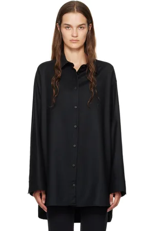 The Row Black Caroline Shirt
