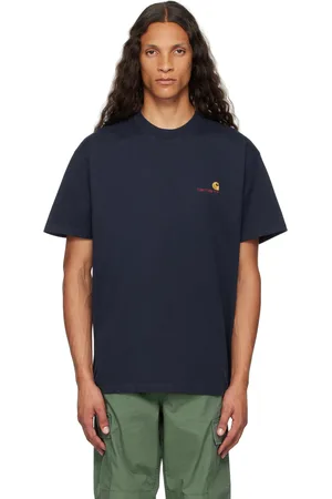 Carhartt Navy American Script T-Shirt