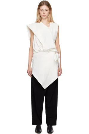 Issey Miyake White Enclothe Blouse