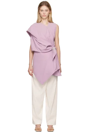 Issey Miyake Purple Enclothe Blouse