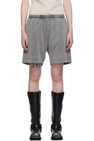 Acne Studios Gray Garment-Dyed Shorts