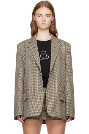 We11 Done Padded Shoulder Blazer
