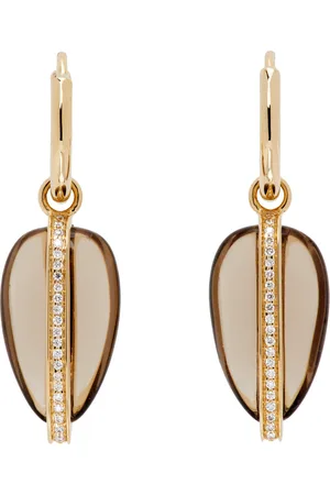 BY PARIAH Diamond Pebble Earrings