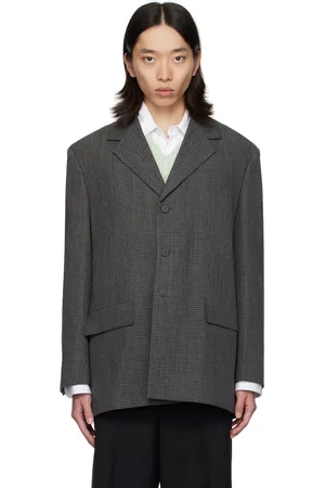 Jil Sander Gray Check Blazer
