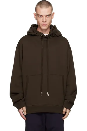 DRIES VAN NOTEN Brown Loose Fit Hoodie