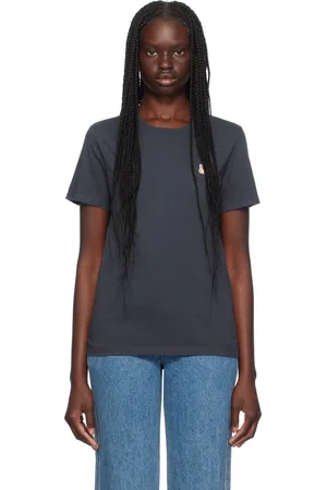 Maison Kitsuné Navy Fox Head T-Shirt