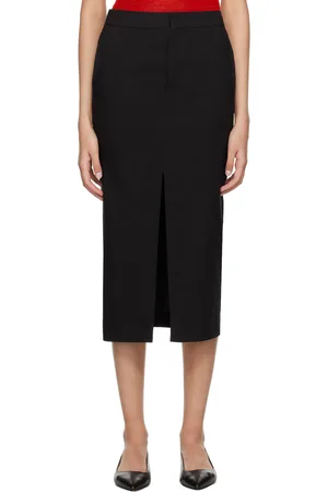 Isabel Marant Black Dixina Midi Skirt