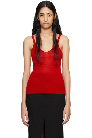 Isabel Marant Red Marthe Tank Top