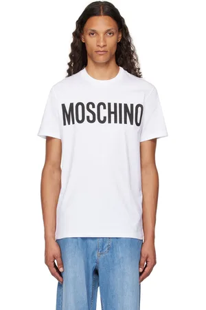 Moschino White Printed-Logo T-Shirt