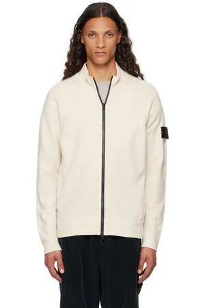 Stone Island Off-White Wool Sweater