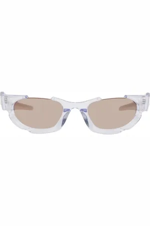 Feng Chen Wang SSENSE Exclusive Blue Phoenix Sunglasses