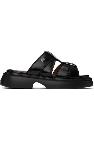 Ganni Black Mule Sandals